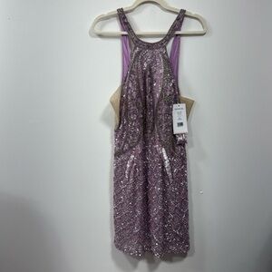 Sherri Hill Lilac Dress Size 14